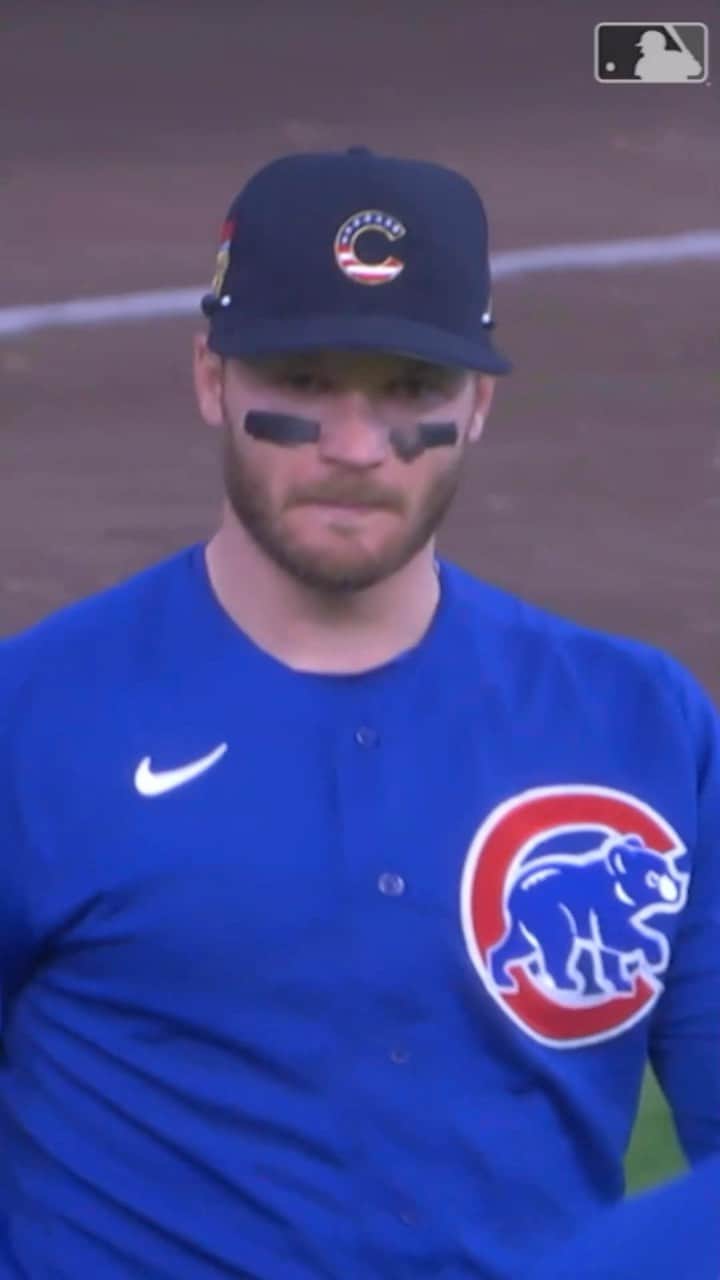 シカゴ・カブスのインスタグラム：「DON’T TEST IAN HAPP! 😤  What a way to end a ballgame!」