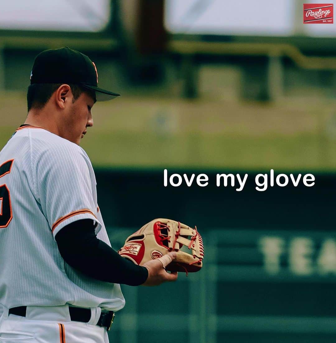 Rawlings Japanさんのインスタグラム写真 - (Rawlings JapanInstagram)「読売ジャイアンツ 岡本和真選手。  グラブに愛を込める。  グラブには愛がある。 gloveには、loveがある。  love my glove.  #ローリングス  #rawlings #glove #グラブ #グラブに愛をこめて #読売ジャイアンツ #岡本和真 #lovemyglove」7月5日 9時21分 - rawlings_japan_llc