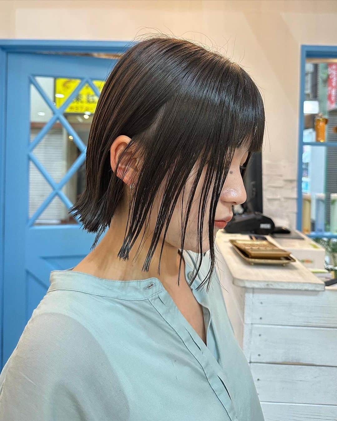 F. 梅田・中崎町エリアにある 美容室さんのインスタグラム写真 - (F. 梅田・中崎町エリアにある 美容室Instagram)「.  外ハネボブは定番で安定にかわいい！」7月5日 9時34分 - f.hair_0615