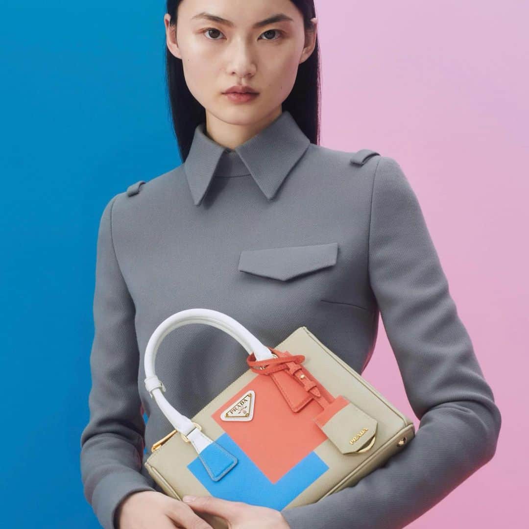 Saks Fifth Avenueのインスタグラム：「It’s finally here: Discover the full collection from @prada, including the limited-edition Galleria bag, available now at saks.com. Tap or head to the link in our bio to shop. #Saks」