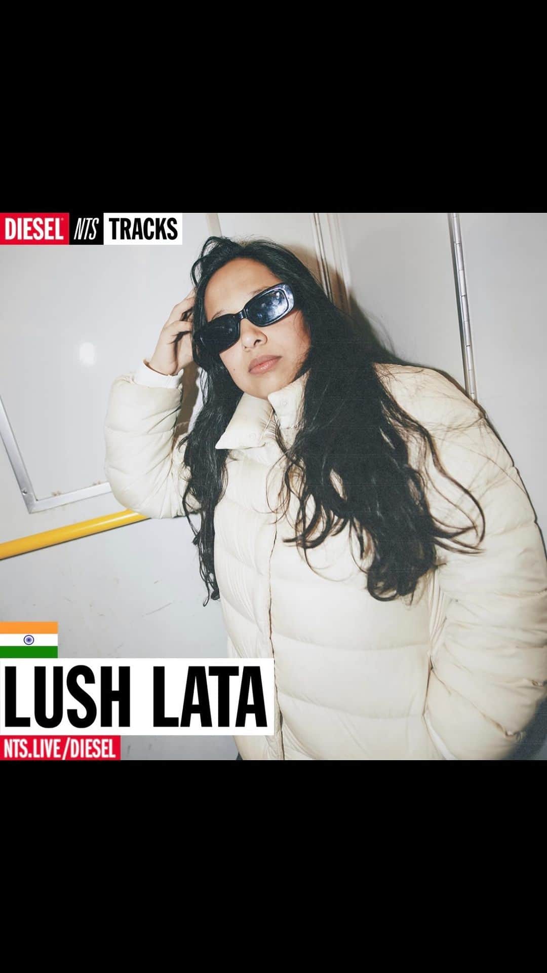 ディーゼルのインスタグラム：「Discover sounds from India. Listen to @_lushlata_ the New Delhi-based DJ and producer for #NTSxDieselTRACKS. Her distinct sound glides across contemporary hip-hop, bass lines, footwork, jungle and RnB.  The partnership between Diesel and global underground radio platform @NTS_Radio spotlights local djs and music collectives from around the globe in a shared celebration of music, freedom and club culture.   Discover more at the link in bio.  #ForSuccessfulLiving」