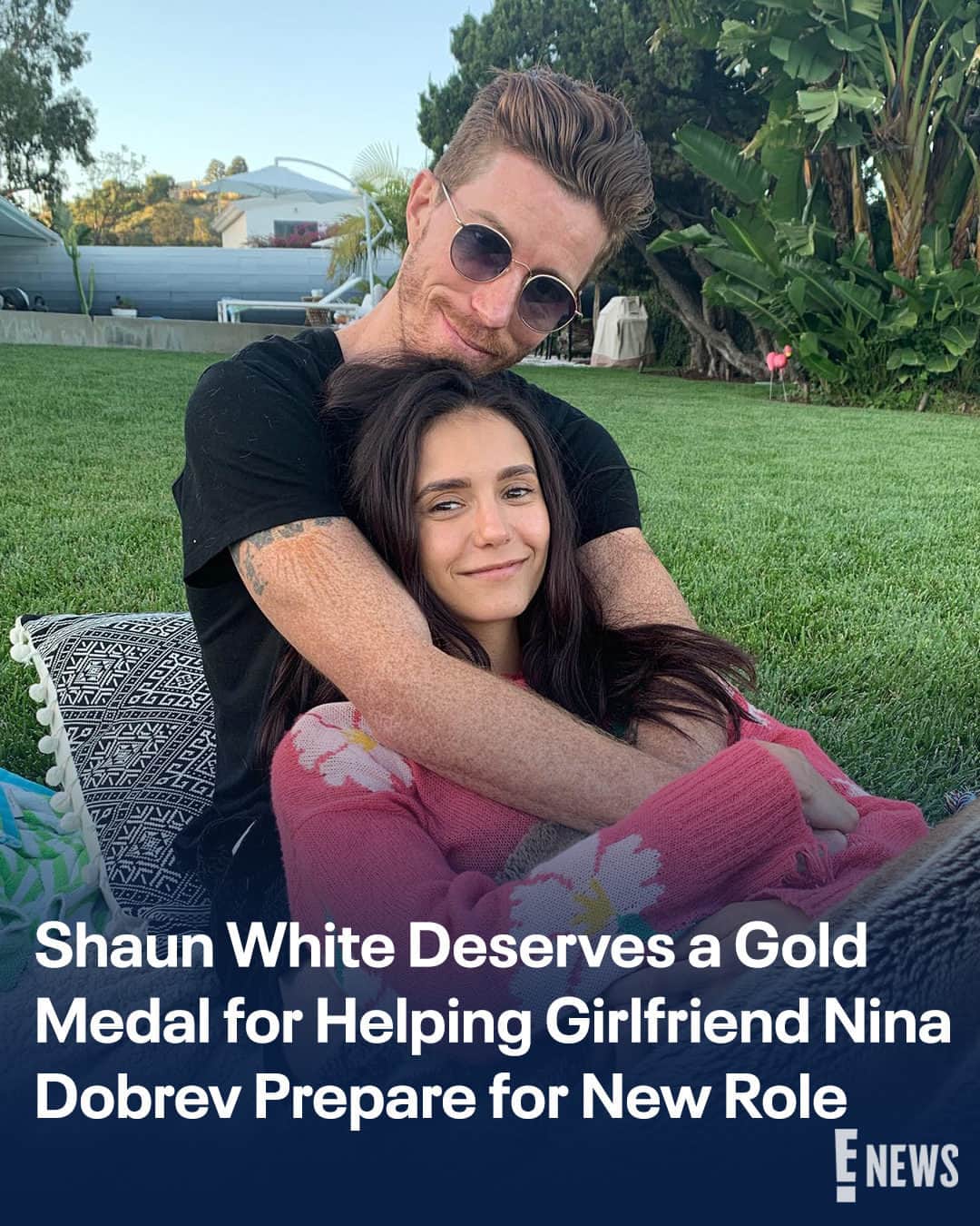 E! Onlineさんのインスタグラム写真 - (E! OnlineInstagram)「This relationship move should earn Shaun White a perfect 100. 🏅 Nina Dobrev shares the sweet way he helped her prepare for her role in the upcoming movie #TheOutLaws at the link in bio. (📷: Instagram)」7月5日 4時06分 - enews