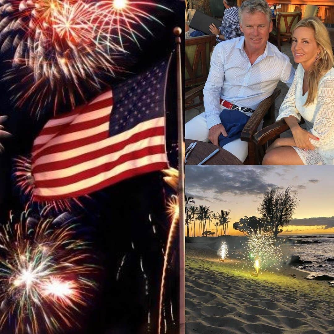 カミール・グラマーのインスタグラム：「Happy 4th of July! Wishing you a peaceful and prosperous independence day. 🇺🇸 ❤️🤍💙 #july4th  Here are some pictures from past July 4th celebrations ☺️」