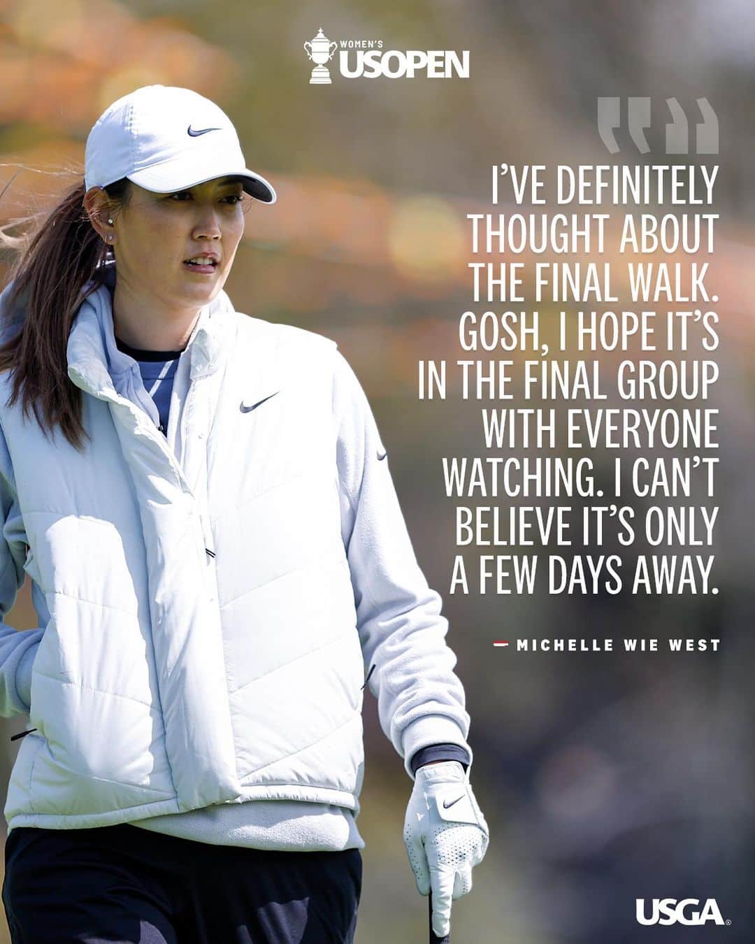 ミシェル・ウィーのインスタグラム：「Reflections ahead of our 2014 champion’s final #USWomensOpen 💭」
