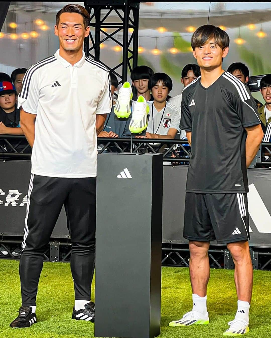 Goal Japanさんのインスタグラム写真 - (Goal JapanInstagram)「👥 #槙野智章 & #久保建英 が登場 👟 #adidas が新スパイク『エックス クレイジーファスト』の発売を記念して都内でアディダス フットボール タケトーク！を実施。  #soccer #football #adidas #laliga #realsociedad #sociedad #takefusakubo #tomoakimakino #サッカー #アディダス #フットボール #ソシエダ #⚽」7月5日 8時20分 - goaljapan