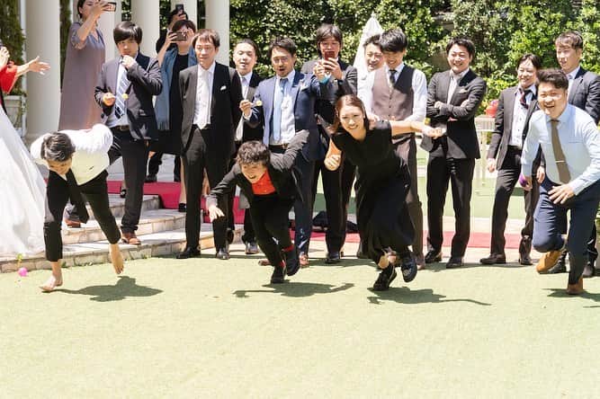 アーカンジェル 迎賓館　仙台のインスタグラム：「. . ガーデン付きの邸宅で叶える！超アクティブ結婚式💒💫 . . 後から見返せるようにぜひ【保存】してください☝︎ . .」