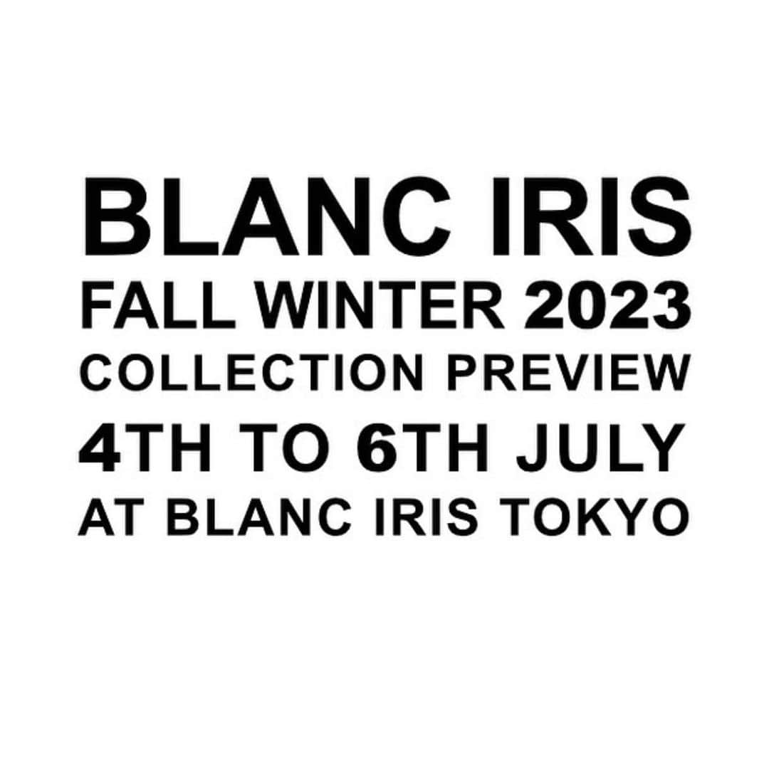 船越陽子さんのインスタグラム写真 - (船越陽子Instagram)「ㅤㅤㅤㅤㅤㅤㅤㅤㅤㅤㅤㅤㅤ FALL WINTER 2023  NEW COLLECTION PREVIEW FROM 4TH TO 6TH JULY AT BLANCIRIS TOKYO🤍 BY APPOINTMENT ONLY🤝🏼 #blanciris #FW2023」7月5日 17時50分 - yoko_funakoshi