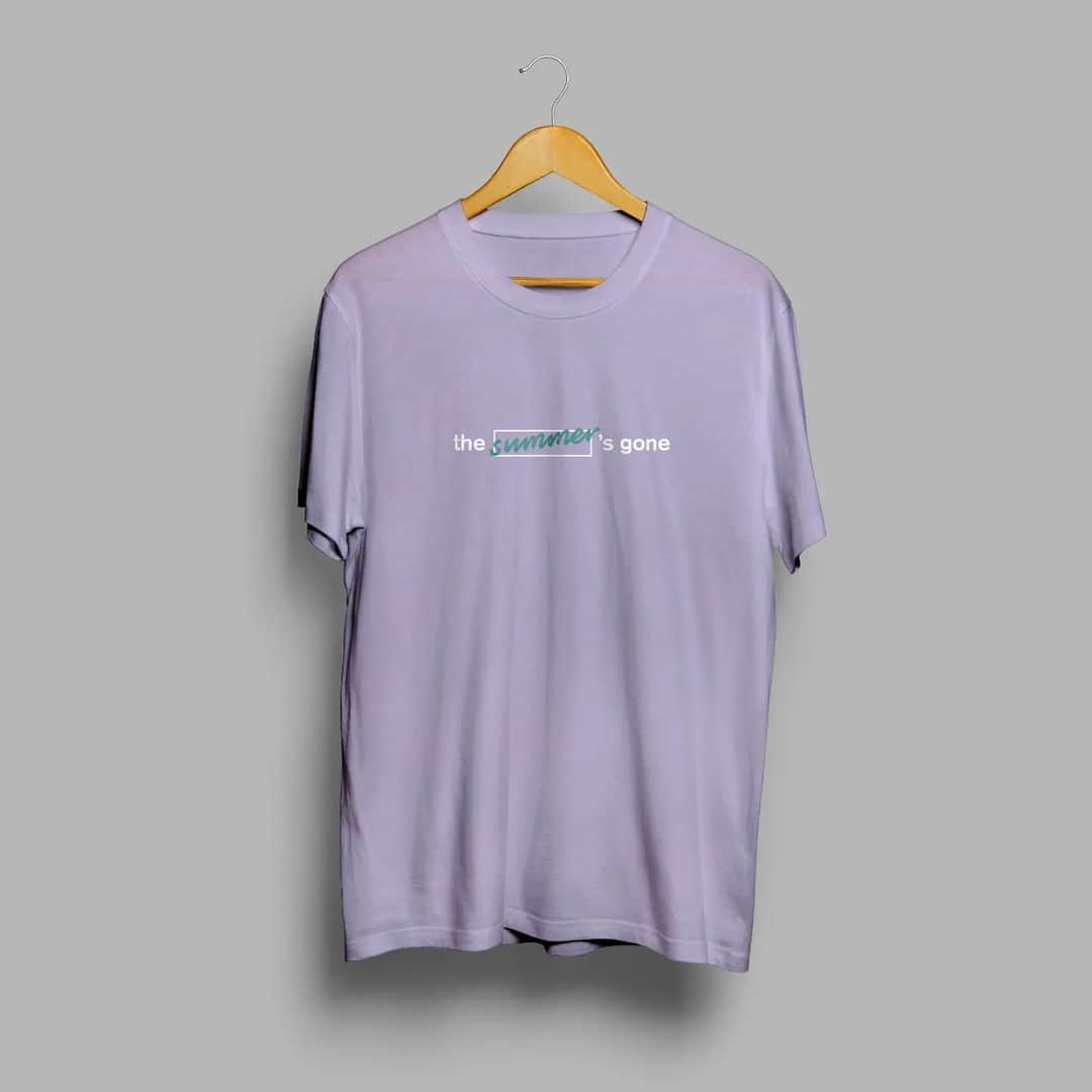 the shes goneのインスタグラム：「new goods  the summer's gone 2023 Tee  color : lavender price : 3,500yen size : M / L / XL」