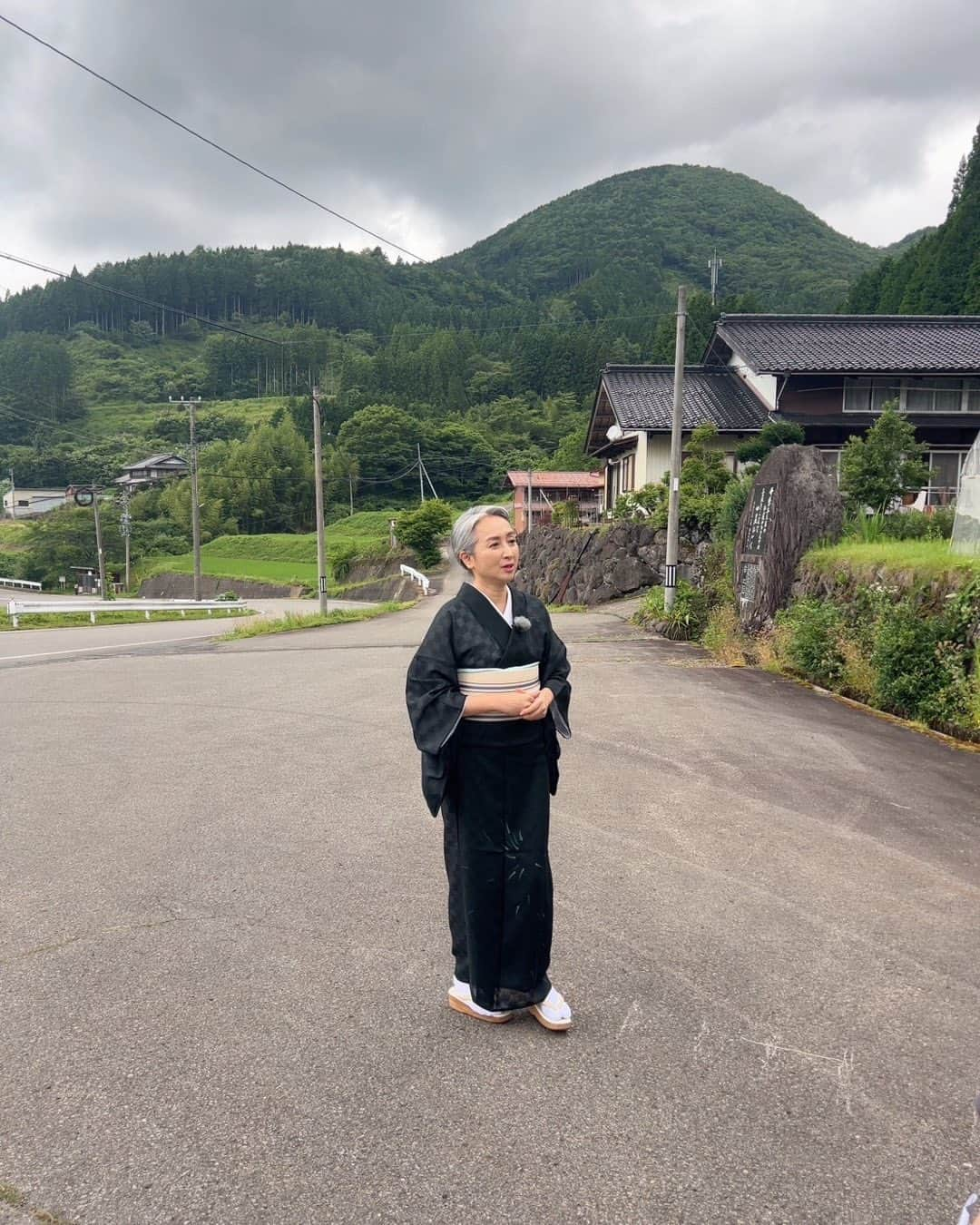 近藤サトのインスタグラム：「岐阜県郡上市　kimono」