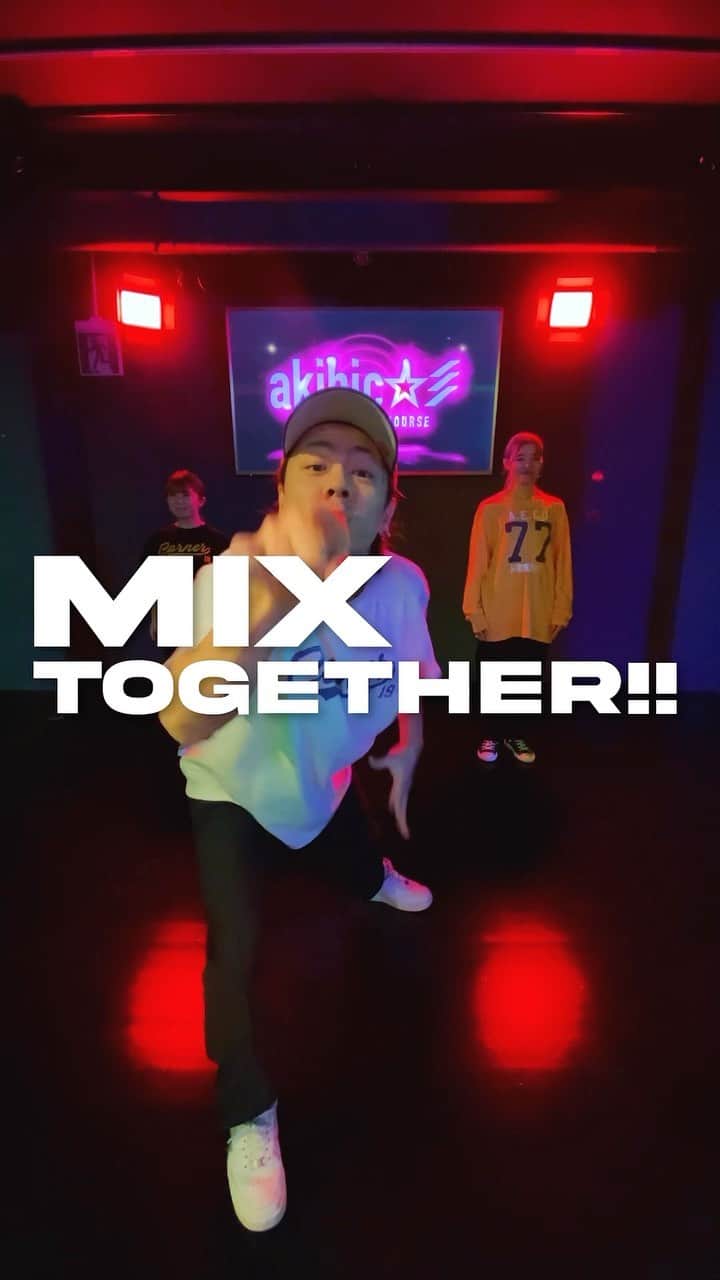 akihicのインスタグラム：「ー L.T.T.M.S. ー Let’s try to mix steps‼︎ ー 03  #studioinherit #tokyo #shibuya #dance #lesson #mixsteps  #professionalcourse #dancereels #music #ダンス動画」