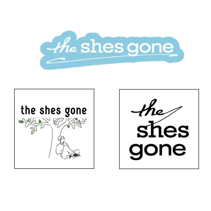 the shes goneのインスタグラム：「new goods  sticker set  price : 500yen」