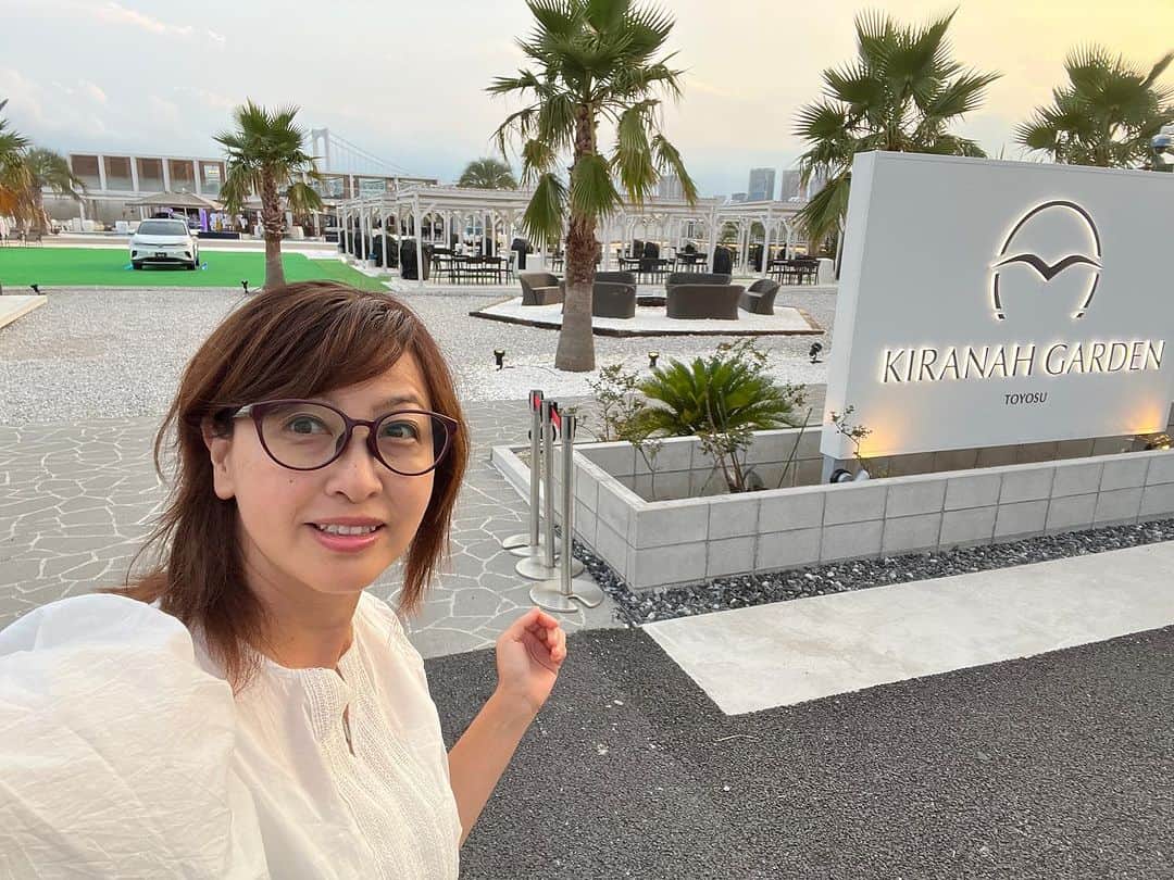 吉田由美のインスタグラム：「昨日は #キラナガーデン豊洲 （#KIRANAH GARDEN TOYOSU）」