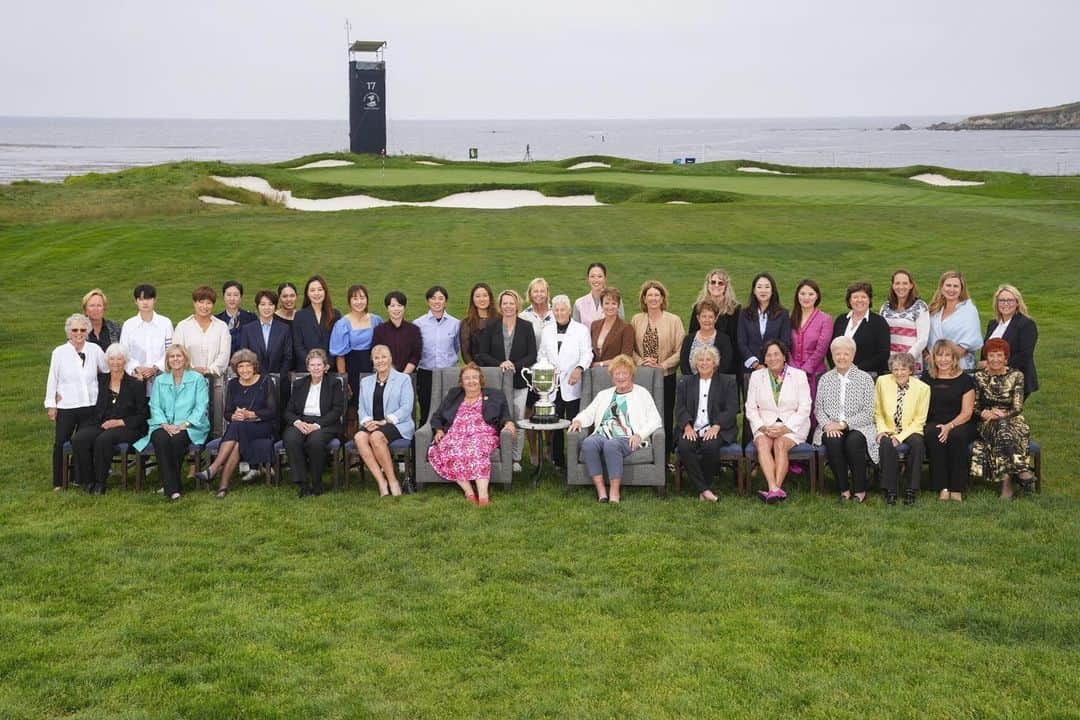 ユ・ソヨンのインスタグラム：「Reunion of Champions🏆 I feel so blessed to being a part of this group☺️ @uswomensopen」