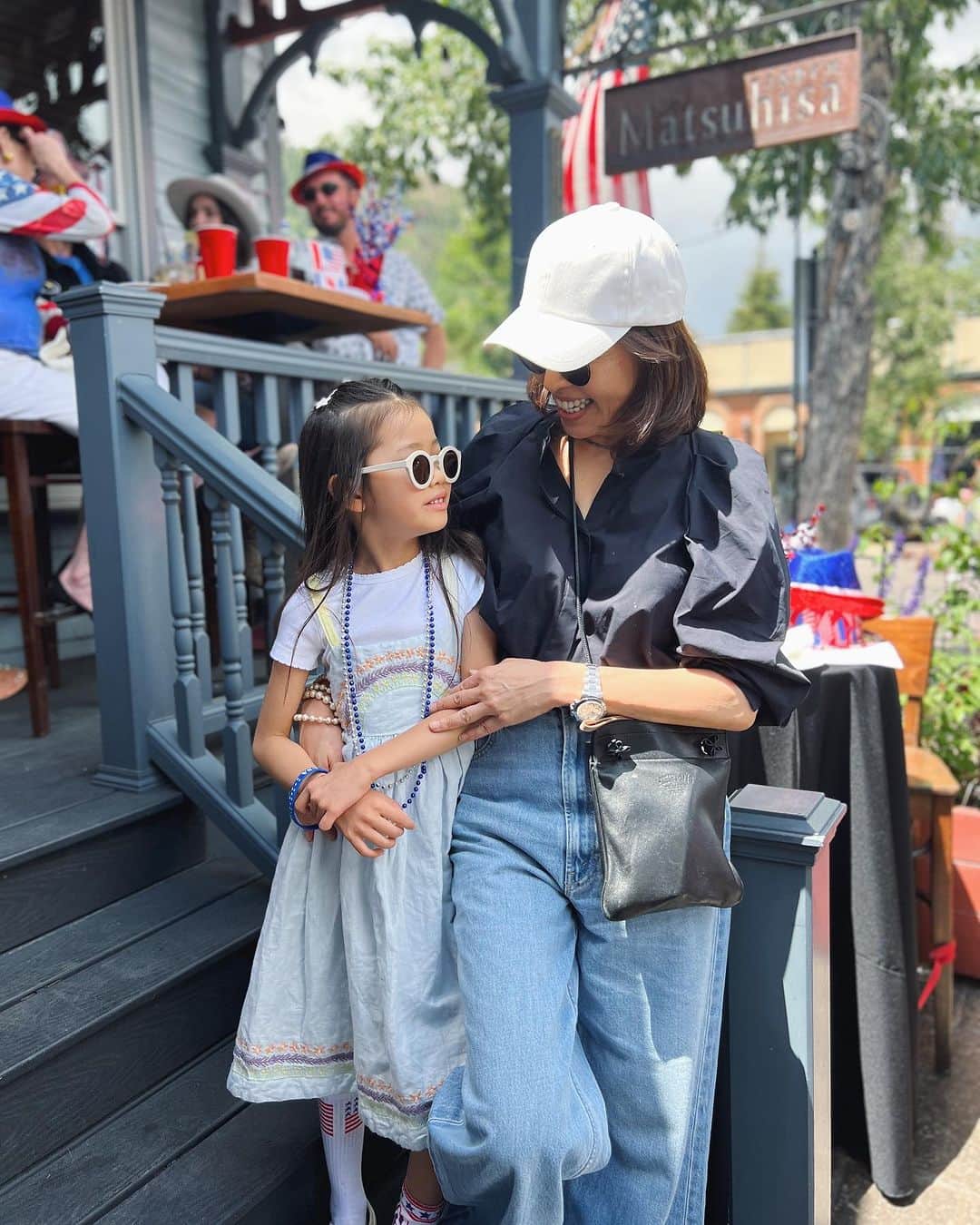 翁安芸のインスタグラム：「Happy 4th of July🇺🇸🤍❤️💙  @matsuhisaaspen  #aspen #july4th #happy4thofjuly」
