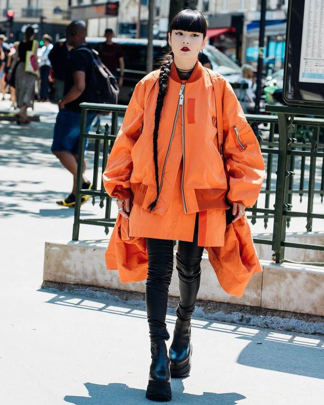 秋元梢さんのインスタグラム写真 - (秋元梢Instagram)「🧡sacai🖤 #pmfw #sacai」7月5日 12時00分 - akimoto_kozue