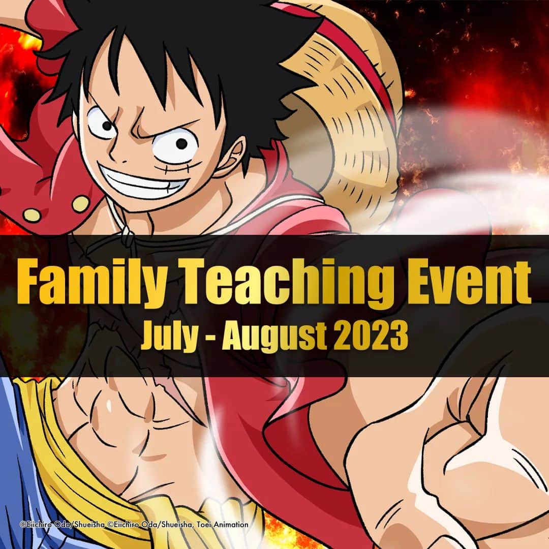 ONE PIECEスタッフ公式さんのインスタグラム写真 - (ONE PIECEスタッフ公式Instagram)「【#OP_globalinfo】 The ONE PIECE CARD GAME is holding a teaching event specifically for families!  Kids, ask your parent to join this Family Teaching event to play together. Come have fun and all participants will get a prize!  The event provides Demo Decks, is free to attend and takes place at local game stores.  Don’t miss the opportunity to experience the ONE PIECE CARD GAME!    #ONEPIECEカードゲーム が 家族向けのティーチングイベントを開催！  親子で参加して、デモデッキや特典を入手しましょう！  ※海外のイベント情報になります。  #ONEPIECE #ワンピカード #onepiececardgame #onepiececard」7月5日 12時00分 - onepiece_staff