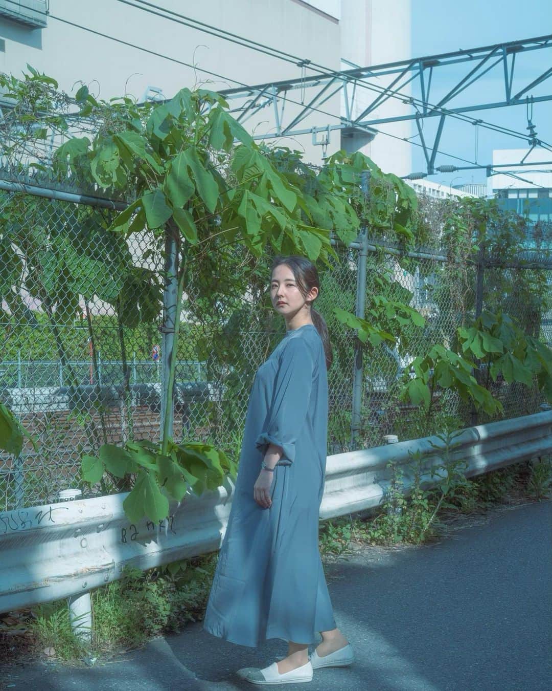 大坪あきほさんのインスタグラム写真 - (大坪あきほInstagram)「前髪伸ばしてるので新しいプロフィール画像🎋✨  #portrait #photography #i #me #ポートレート #写真」7月5日 19時25分 - akiho_otsubo