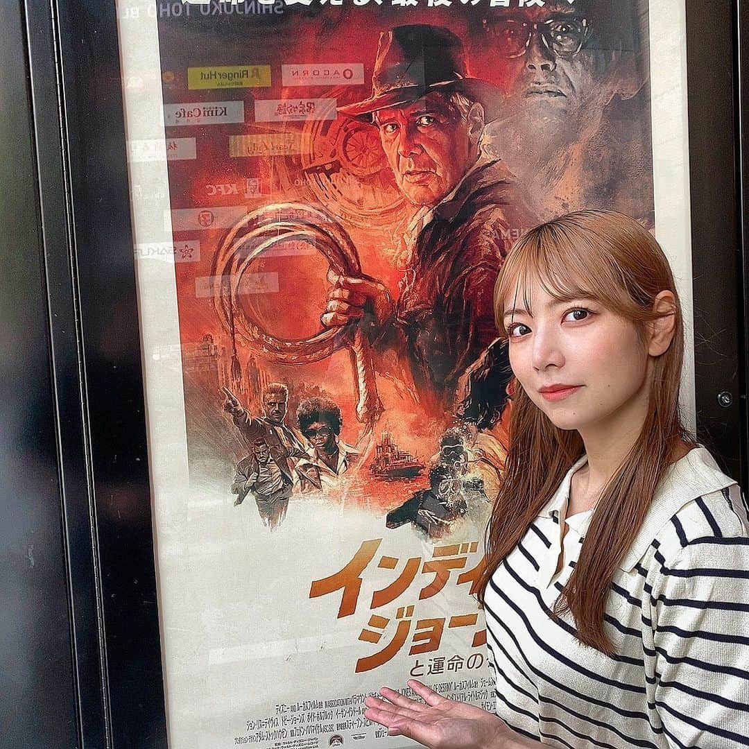 北野日奈子さんのインスタグラム写真 - (北野日奈子Instagram)「🦜🤎 『インディ・ジョーンズと運命のダイヤル』を観てきました🕰️ 映画館でインディ・ジョーンズを観るのは初めてでしたが、迫力に圧倒され時間があっという間でした🕰️まさに運命のダイヤルを体験しました✈️！ 冒険っていいですよね、大人になっても冒険と探究心を忘れずに自分のダイヤルを進めて行きたいと思いました🕰️是非皆さんも観に行かれた際は感想をコメントしてくださいね🕰️✈️ #インディジョーンズと運命のダイヤル #ぶちかませインディ #PR」7月5日 14時37分 - kitanohinako_official