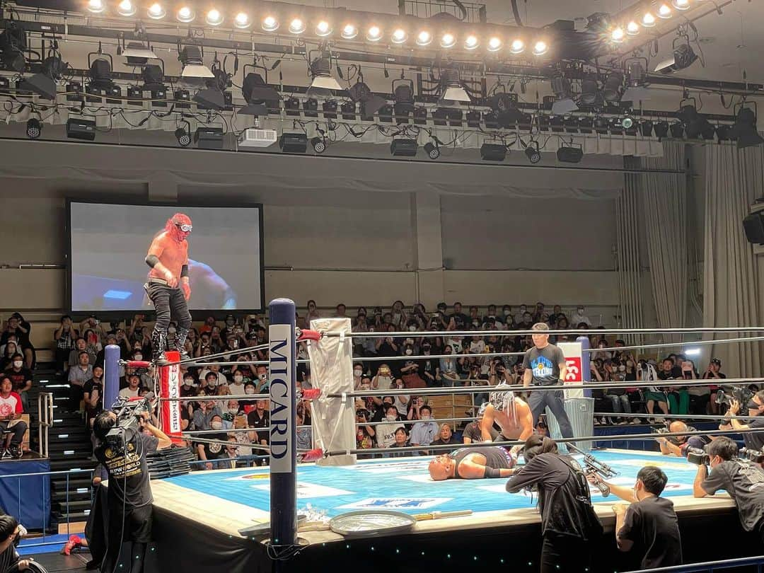 MAH さんのインスタグラム写真 - (MAH Instagram)「ヤバすぎ🔥  Witnessed a historical moment of @njpw1972」7月5日 14時39分 - mahfromsim