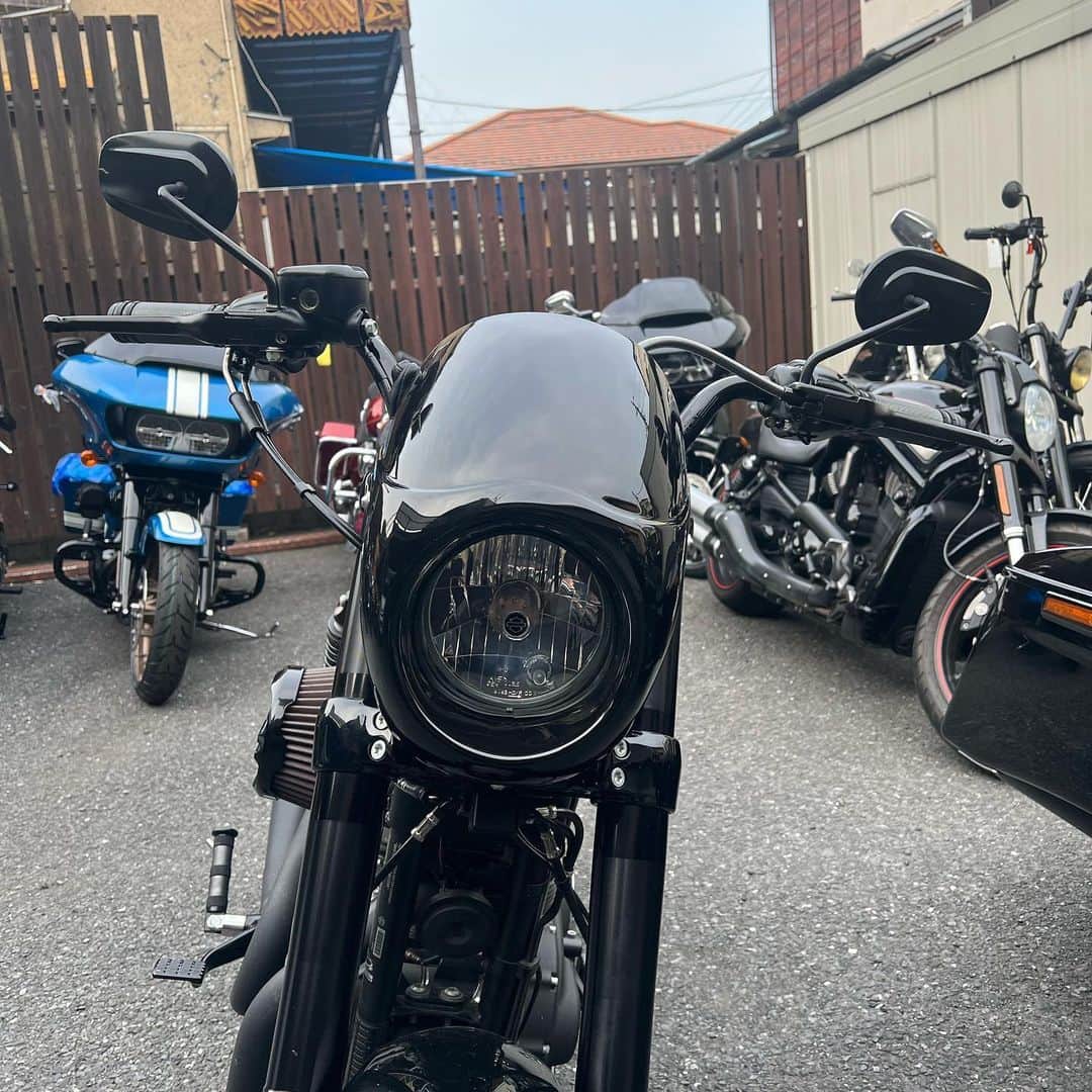 のインスタグラム：「Welcome back 🏍️  #harleydavidson  #xl1200cx  #issa」