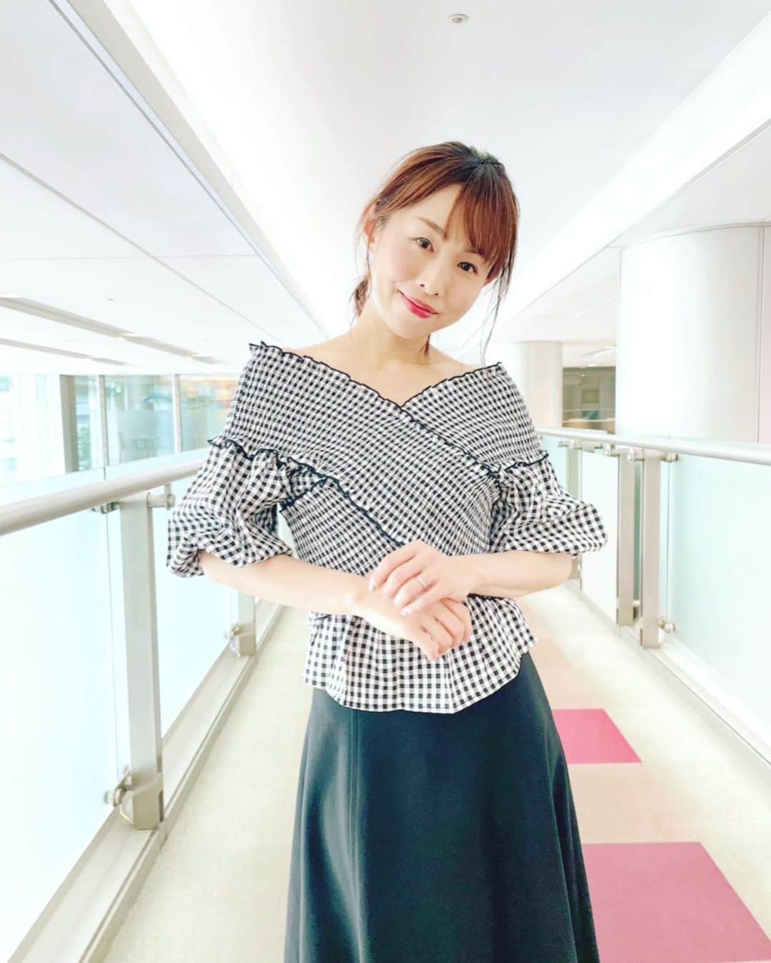 のインスタグラム：「今日は、いいものプレミアムの収録へ行って来ました♪ 7月7.14.21日OA予定です！ 宜しくお願いします💓」