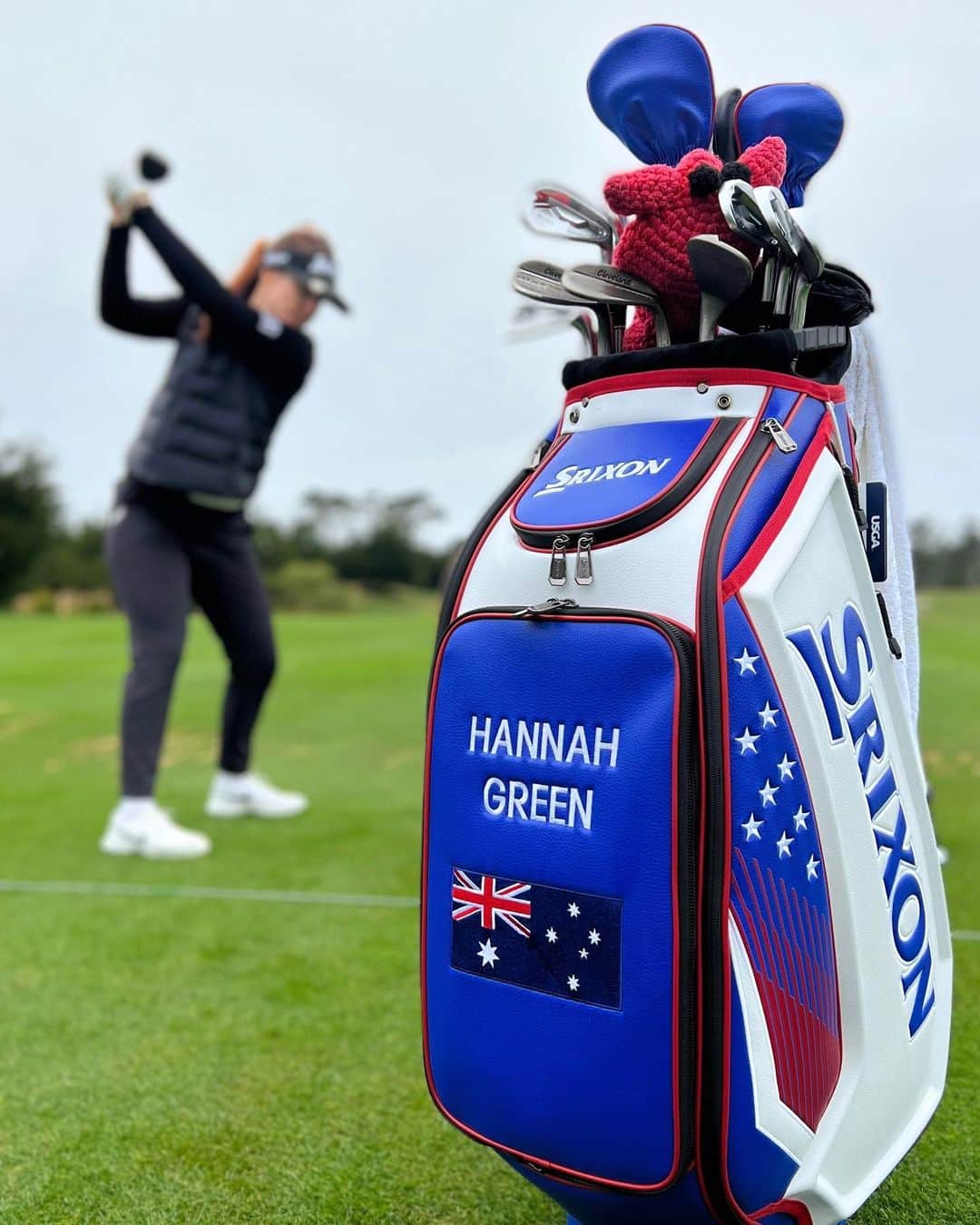 ハナ・グリーンのインスタグラム：「Incase you didn’t know, it’s @uswomensopen week 🤩」