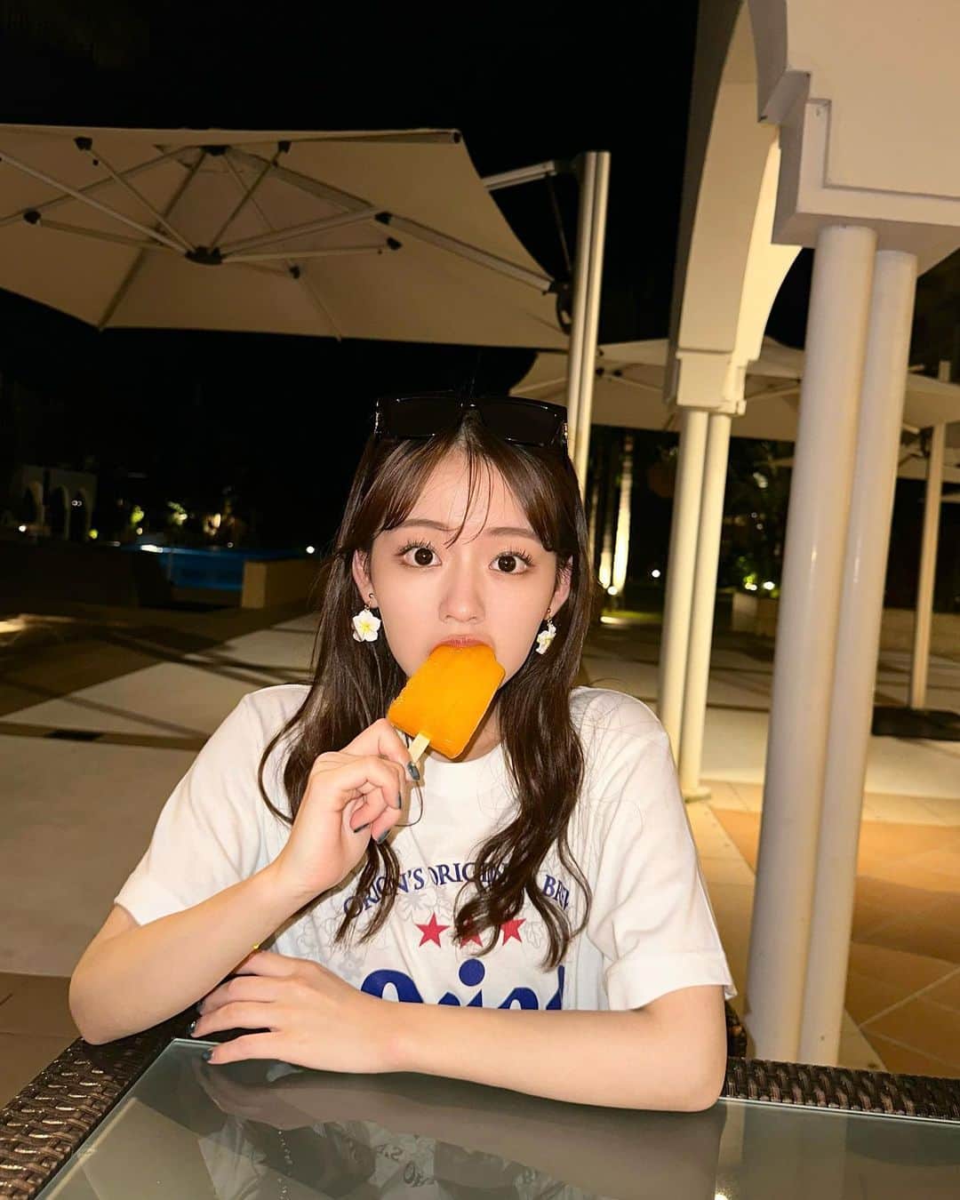 河野まひるのインスタグラム：「もう7月ー！！早いね😎🌼」