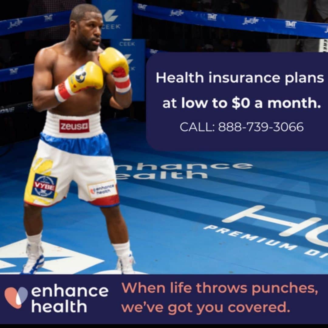 フロイド・メイウェザー・ジュニアのインスタグラム：「Health is Wealth. I’m excited to announce my new partnership. If you’re looking for health insurance, you can get coverage for as low as $0.00 call @enhancehealthllc 1-888-739-3066」