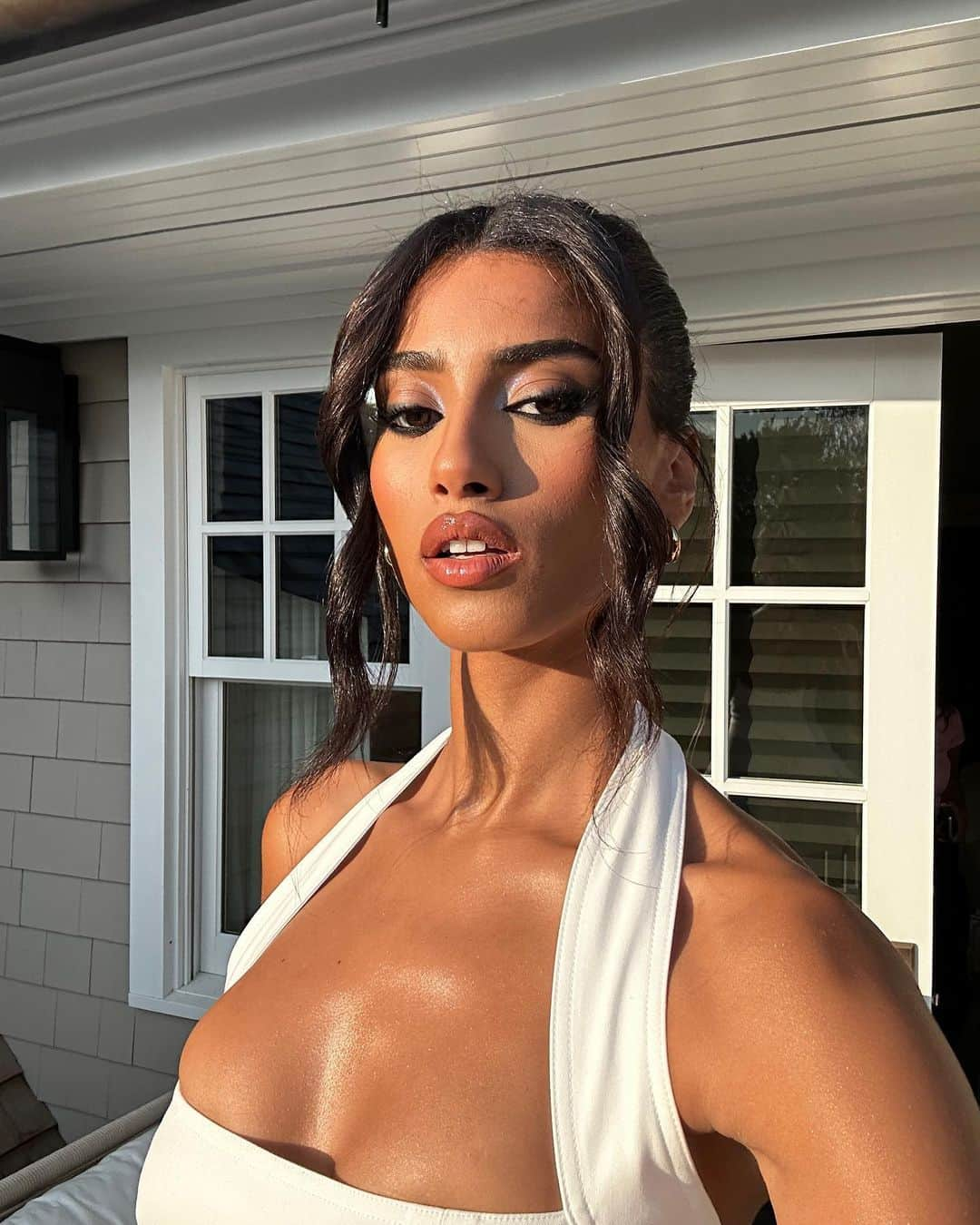 イマン・ハマンさんのインスタグラム写真 - (イマン・ハマンInstagram)「Long weekend in the hamptons 💐」7月6日 4時24分 - imaanhammam