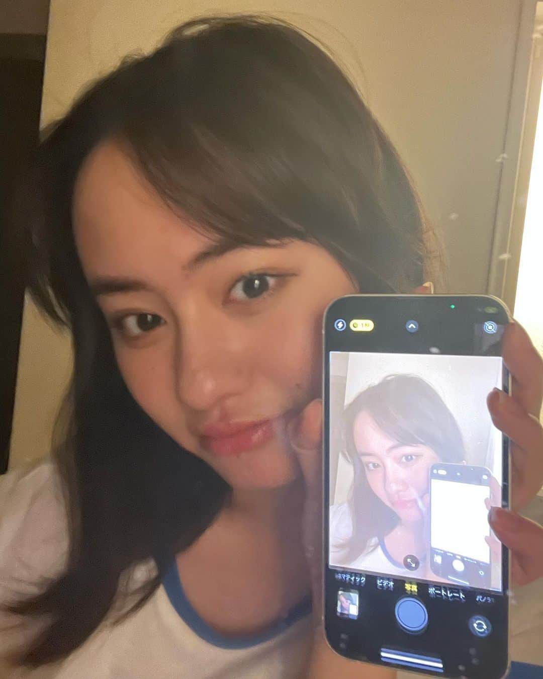 田中杏のインスタグラム：「👱🏽‍♀️🤟🏾💖」