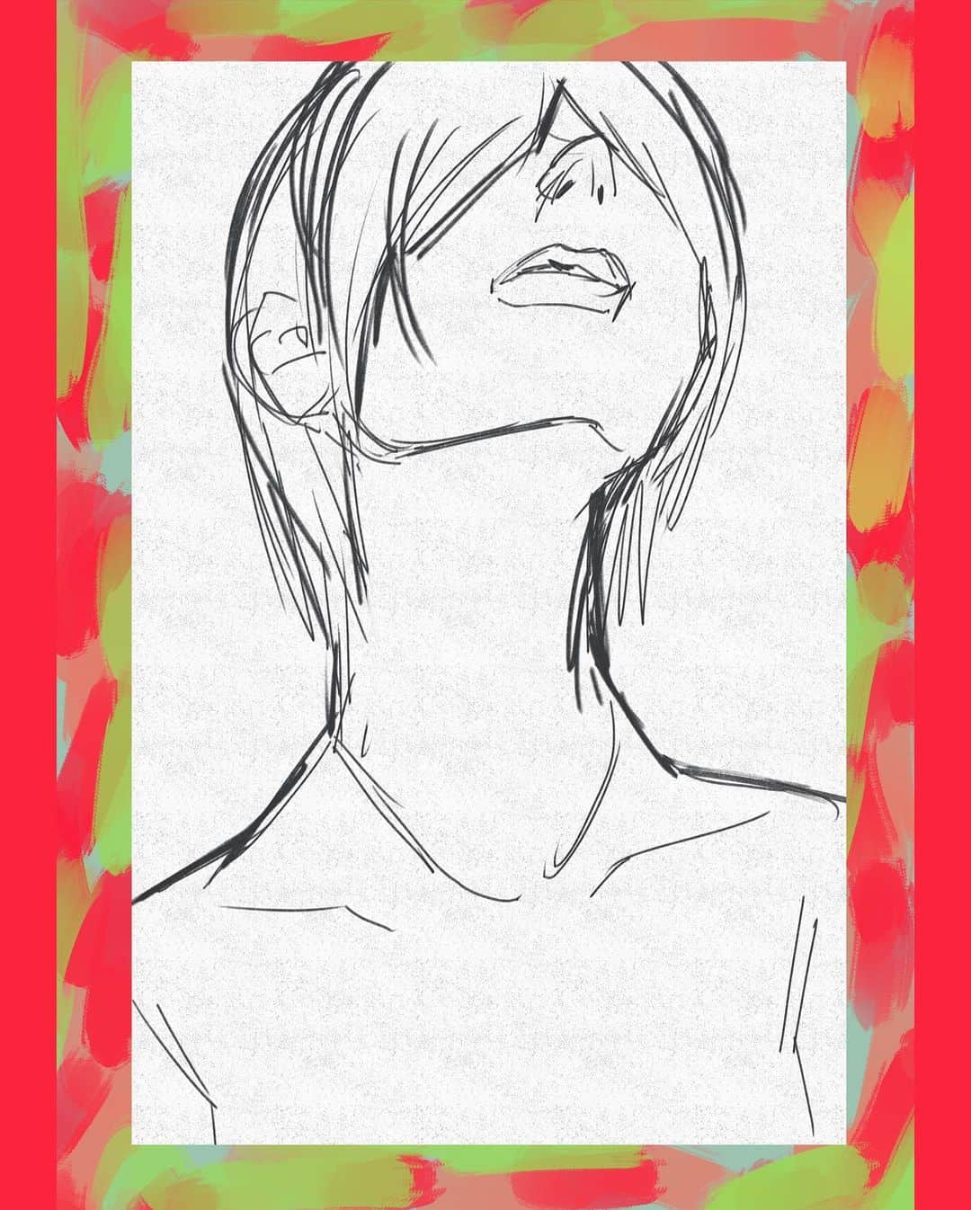 藍にいなのインスタグラム：「my sketches  . . . .  #pendrawing #dailysketches #girlsillustration #animation  #animeillustrations  #anime  #animecharacters #linework #digitalanimation  #감성그림 #스케치 #소녀일러스트 #绘画 #素描」