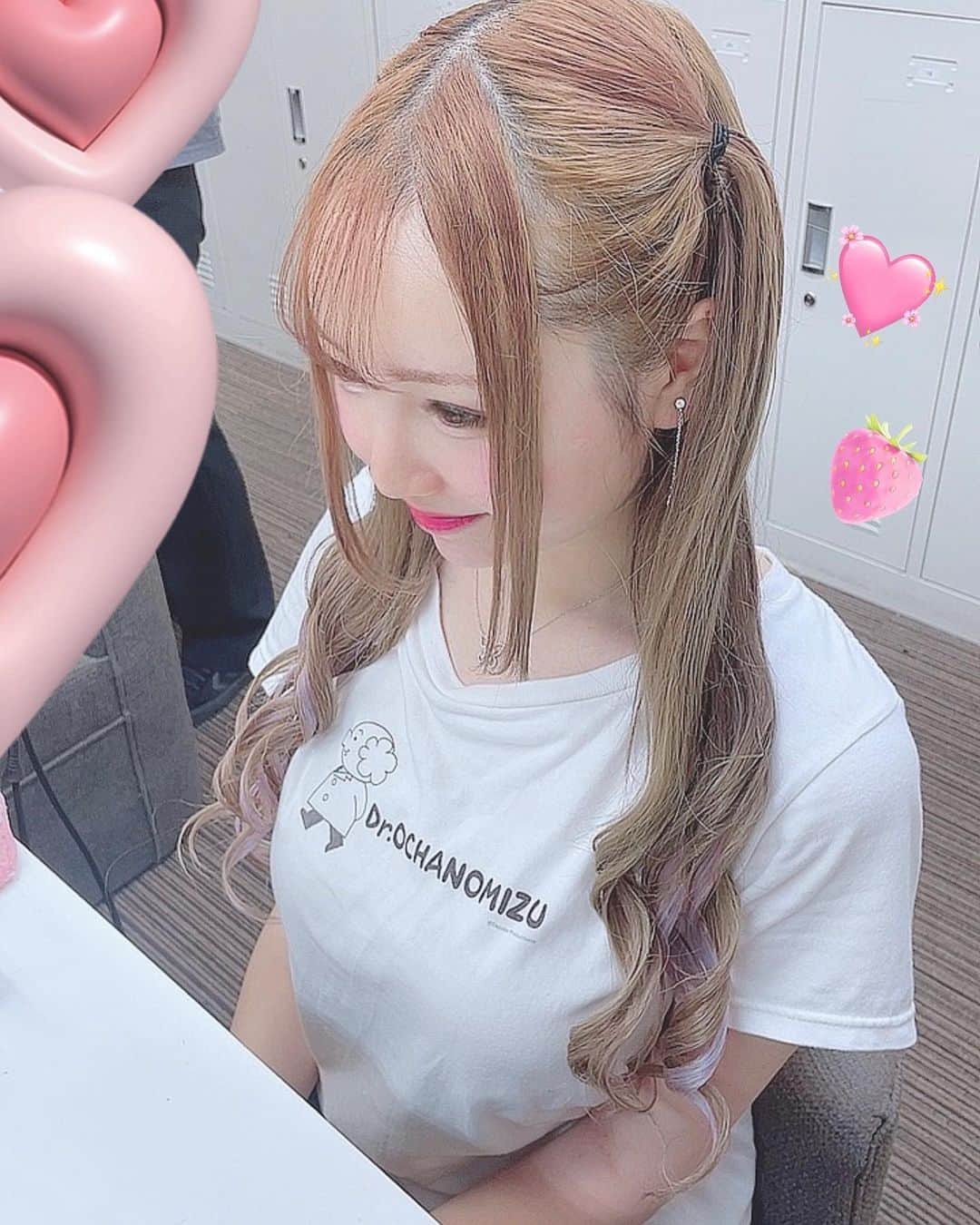 のインスタグラム：「へあめ꒰( ˙ᵕ‎˙ )꒱  ハーフツインらぶ💕✨ 年中無休のハーフツイン  #ハーフツイン #ヘアメ #ヘアセット #hair #hairset #hairmakeover」