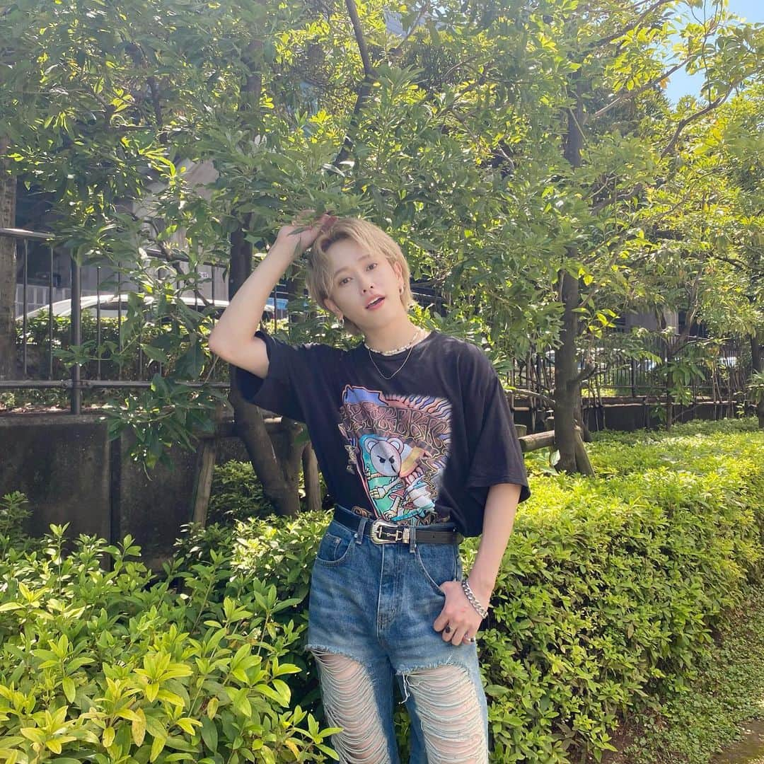 SHINさんのインスタグラム写真 - (SHINInstagram)「🌿🎐🍀  @hystericglamour_tokyo   #shinchan_style #madkid」7月5日 20時36分 - shin_madkid