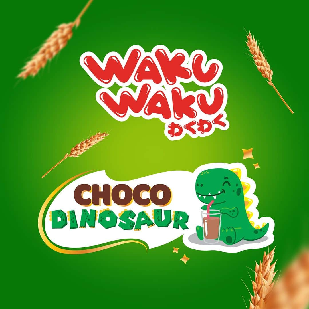 Glico Wingsのインスタグラム：「BARU! Waku Waku Choco Dinosaur  Nikmatnya kelezatan es krim Jepang Waku Waku Choco Dinosaur✨ Es krim dengan standar kualitas es krim Jepang yang mengandung susu, bikin semangat double untuk menemani aktivitas belajar dan bermain anak.  Siap melanjutkan petualangan baru bersama Waku Waku Choco Dinosaur?  #WakuWaku #WakuWakuChocoDinosaur #GlicoWings #EsKrimJepang」