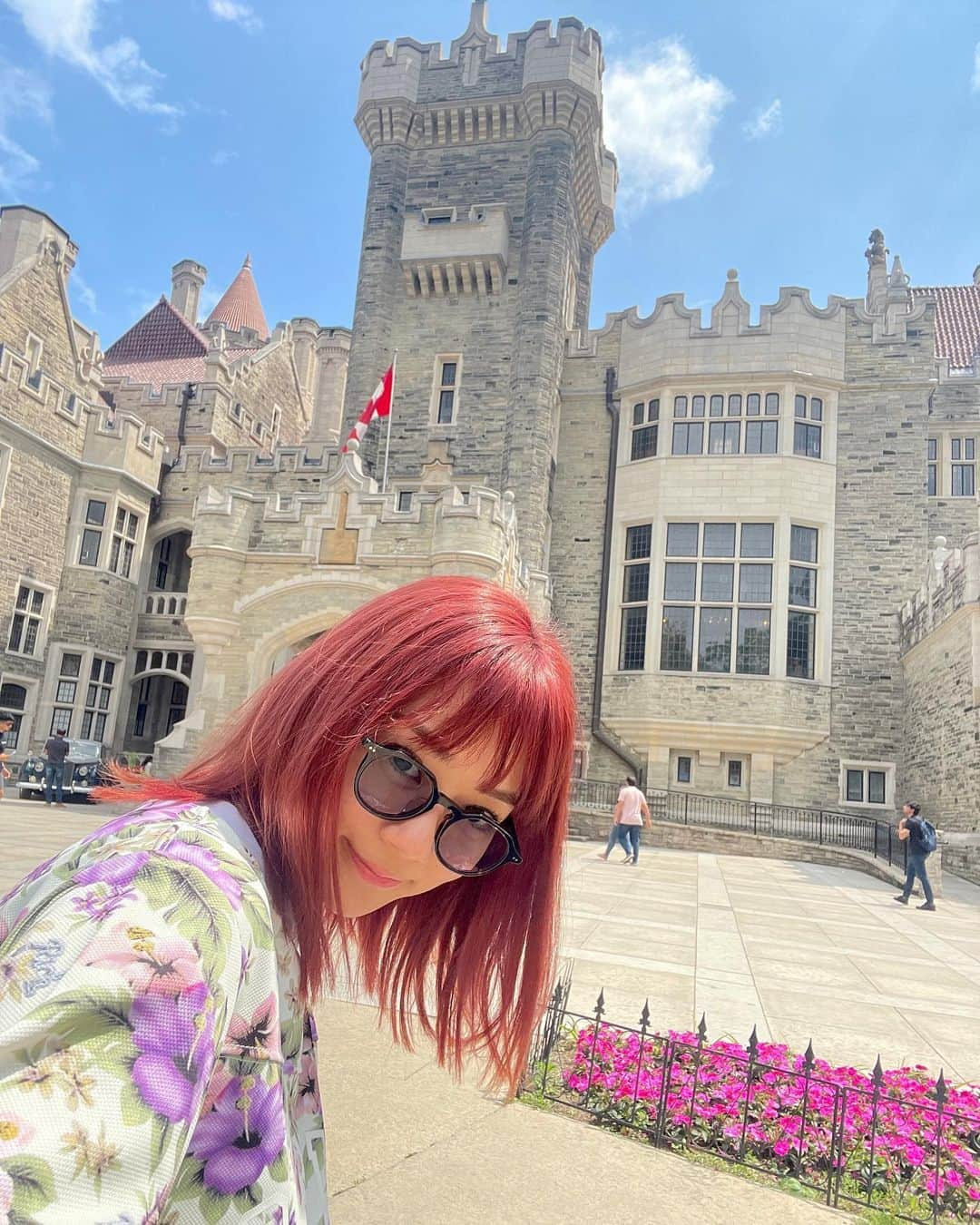 指出瑞貴さんのインスタグラム写真 - (指出瑞貴Instagram)「🇨🇦❤️❤️🏰🤍 #casaloma #casalomatoronto #casaloma #カサロマ #canada #toronto #캐나다 #캐나다여행」7月5日 20時40分 - sashidemizuki