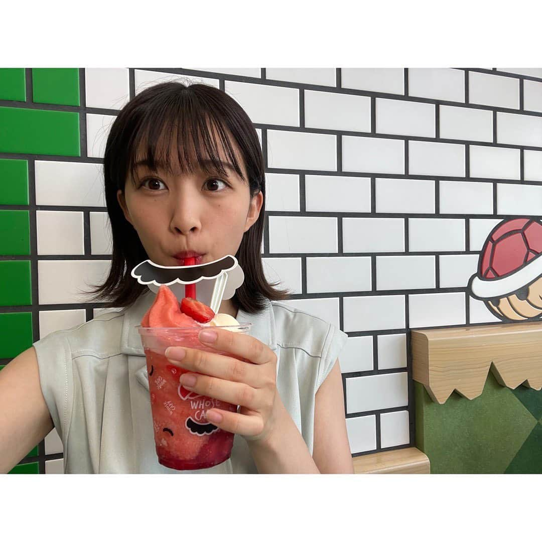 原田葵さんのインスタグラム写真 - (原田葵Instagram)「はしゃいでびしょ濡れになり、一足お先に夏を感じてきました！幸🥰  #🥸 #めざましテレビ」7月5日 20時49分 - harada_aoi_