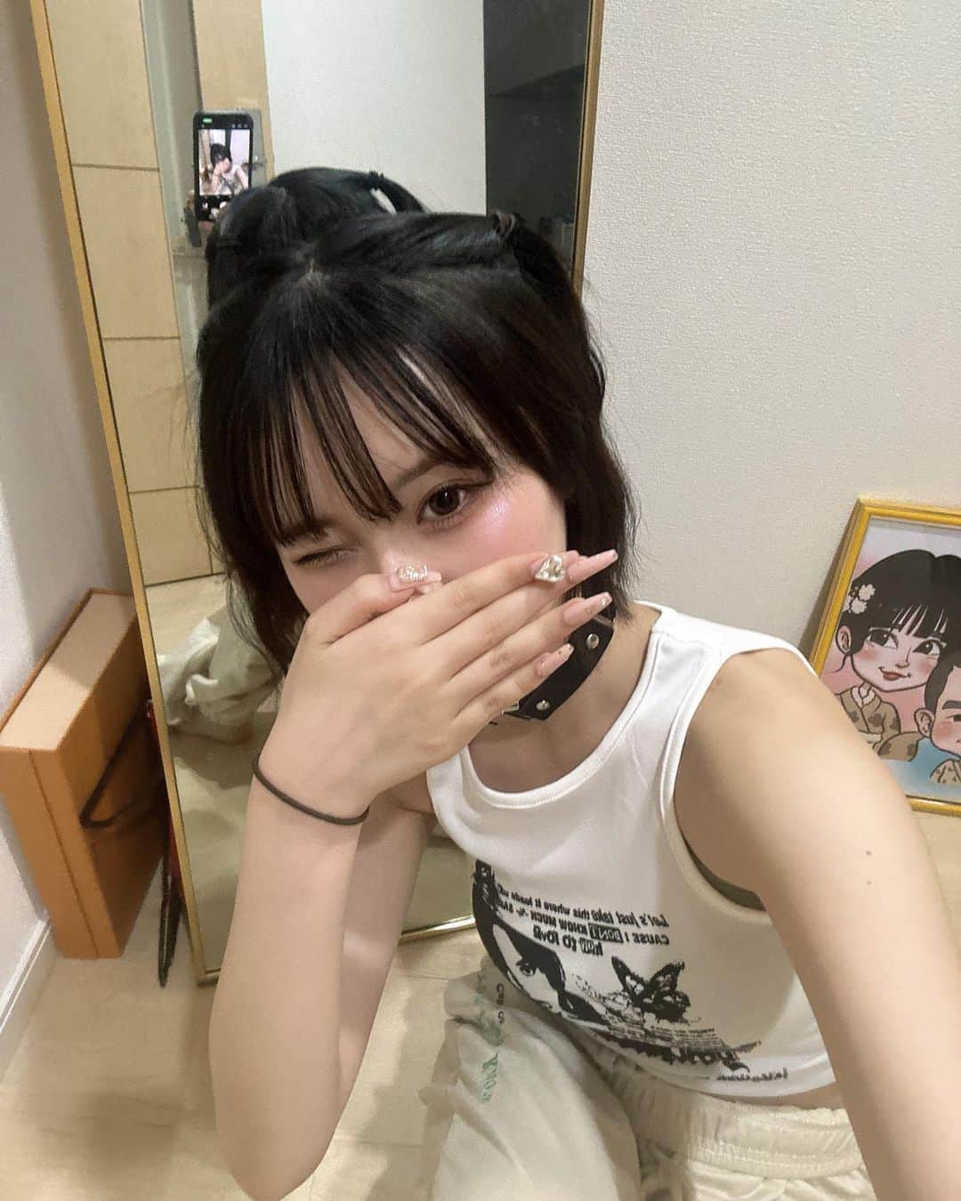 桜さんのインスタグラム写真 - (桜Instagram)「下はパジャマ」7月5日 21時08分 - sakura_0808_