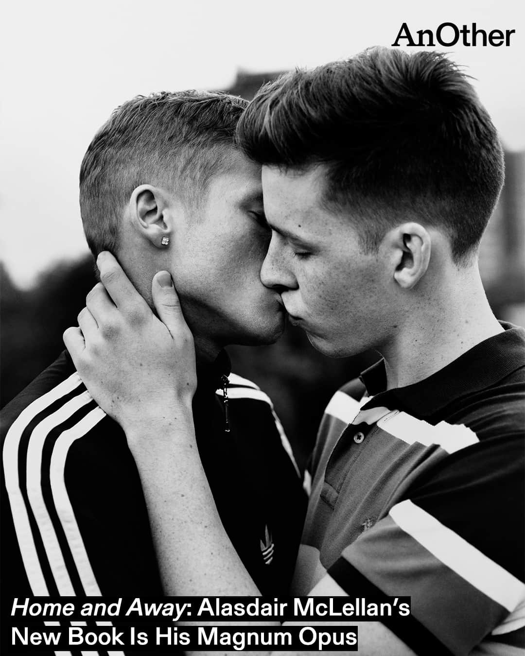 AnOther Magazineのインスタグラム：「“I feel like [my photography] hasn’t really changed; I still feel like the best pictures I approach in the same way as I did when I was young” – @alasdairmclellan⁠ ❤️⁠ ⁠ Spanning two volumes, three decades and around 500 images, Alasdair McLellan’s new publication Home and Away is a portrait of British youth culture but also of the photographer himself, from portraits – of models, celebrities, his friends and family – to landscapes that capture the sublime beauty of rural and industrial Britain. ⁠ ⁠ Ahead of the book’s London launch, McLellan speaks with @ted_stansfield about the stories behind some of his most important images and his advice for the young photographers of today. Link in bio 📲⁠ ⁠ 📸 Home and Away. Photography by Alasdair McLellan. Published by Alasdair McLellan with @mmparisdotcom⁠」
