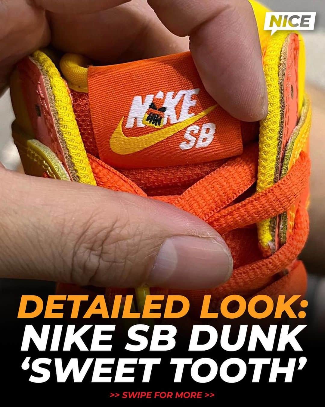 Nice Kicksさんのインスタグラム写真 - (Nice KicksInstagram)「Does @nikesb have another Halloween hit with this candy corn-inspired Nike SB Dunk High? 🎃 📸: @snkr_vn123」7月5日 22時56分 - nicekicks