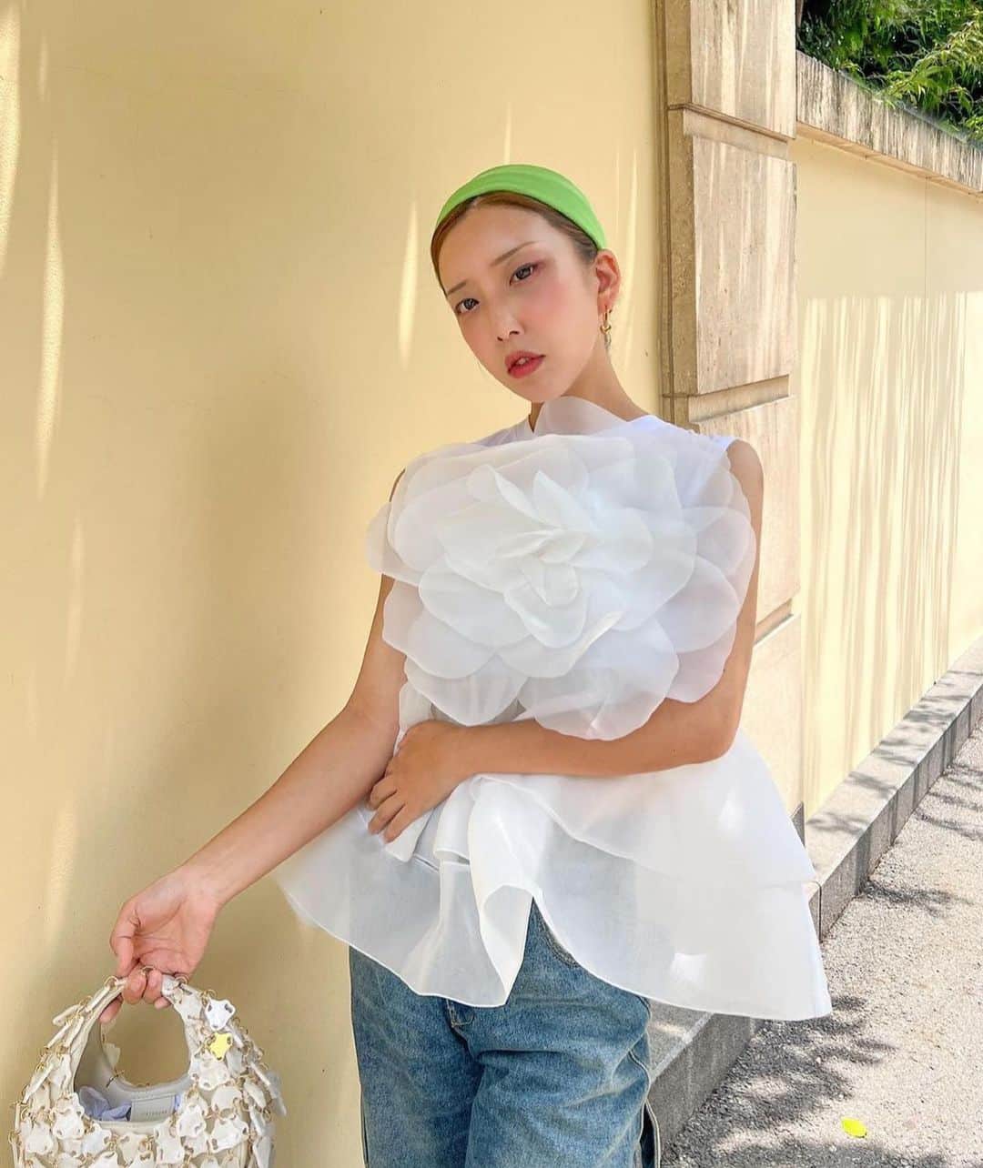 シンシア ローリーのインスタグラム：「Appliqué all day」