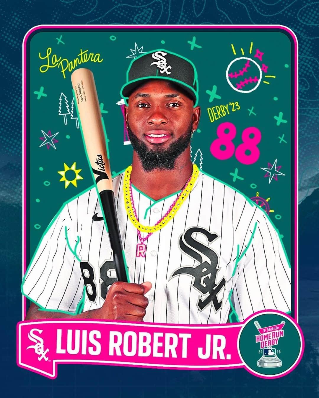 MLBさんのインスタグラム写真 - (MLBInstagram)「La Pantera is locked in.  Luis Robert Jr. joins the @TMobile #HRDerby lineup.」7月6日 4時47分 - mlb