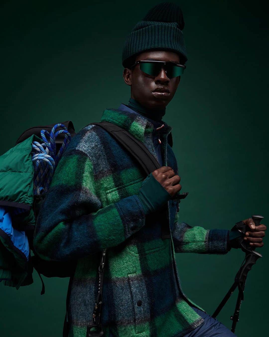 モンクレールのインスタグラム：「A new season of upwards ventures. Breathable layers, packable waterproofs and flexible shells lay the groundwork for an equipped summer.  Explore #MonclerGrenoble Pre-Fall 2023 layers on moncler.com.」