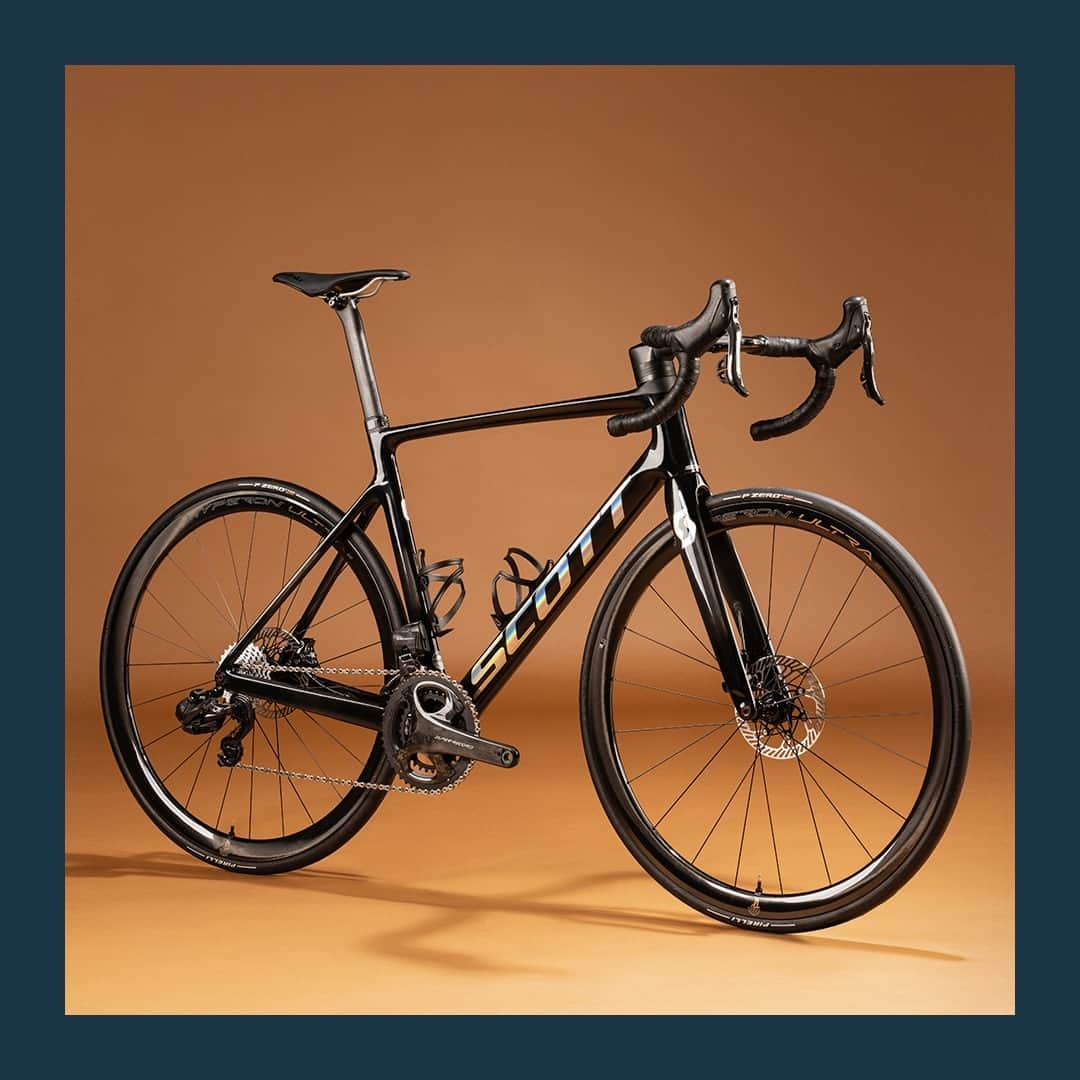 カンパニョーロのインスタグラム：「Prepare to redefine your cycling experience with the SCOTT Addict RC, equipped with our new and exceptional Super Record Wireless.  Crafted to perfection, this #DreamBike seamlessly combines Swiss precision and Italian craftsmanship, setting a new benchmark for road cycling excellence. Get ready to elevate your performance to unimaginable heights.  With Campagnolo Super Record Wireless, every shift is smooth, every pedal stroke efficient, delivering an unrivalled riding experience - from epic climbs to exhilarating descents, this bike is your gateway to uncharted territories.  #Campagnolo #SuperRecordWireless #DreamBigger #ScottBikes」