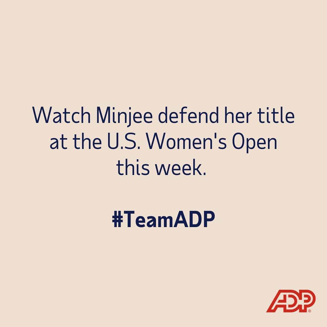 ミンジー・リーさんのインスタグラム写真 - (ミンジー・リーInstagram)「Ahead of this week’s U.S. Women’s Open at Pebble Beach, we caught up with Team ADP Ambassador Minjee Lee on how she prepares as this week’s defending champion.  Here is what the two-time major winner had to say on why approach is everything.  #TeamADP #ApproachIsEverything @Minjee27」7月6日 0時58分 - minjee27