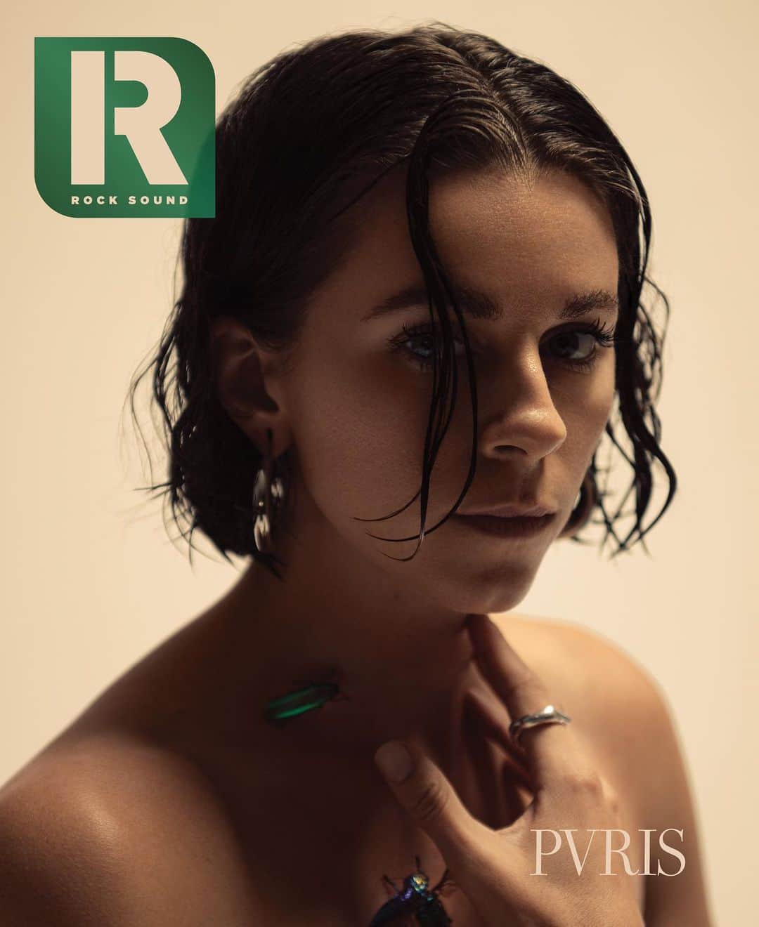 Rock Soundのインスタグラム：「PVRIS return to the cover of Rock Sound as Lyndsey Gunnulfsen takes us inside the making of the electric and ethereal new album ‘EVERGREEN’  Get the full story behind their most exciting record yet with our new in-depth 18-page interview and photoshoot, on the cover of your latest edition of Rock Sound. Plus, we have teamed up with PVRIS to produce this exclusive t-shirt, available for delivery worldwide only from SHOP.ROCKSOUND.TV  📸 @jrcmccord   @thisispvris   #pvris #lynngunn #rock #alternative」