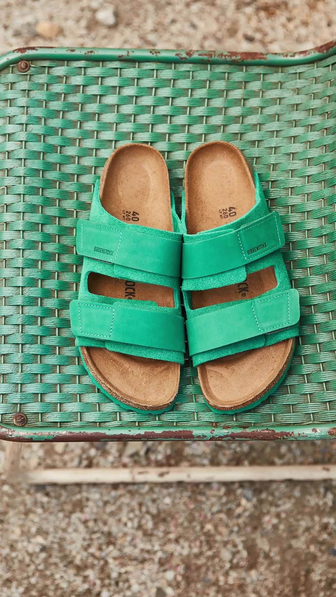 freepeopleのインスタグラム：「Feel the footbed. Link in bio to shop the new Uji Birkenstock, an exclusive collection in partnership with Birkenstock.」