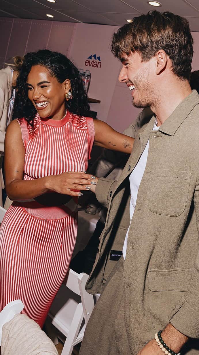 evianのインスタグラム：「To kick off the Wimbledon Championships 2023, GQ and @EvianWater hosted a pre-tennis lunch. Here’s who attended, and what went down. See more at the link in bio.  Video: @mateo_akira」