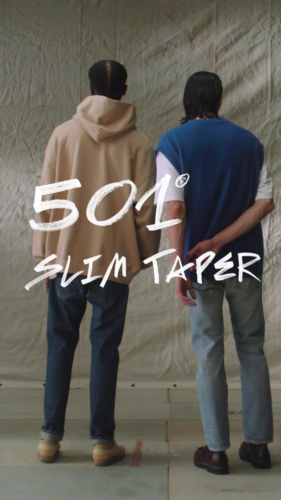 Levi’sのインスタグラム：「The 501® Slim Taper: A sleek update on the one that started it all. Hit our stories or the link in bio to shop. #150YearsOf501」