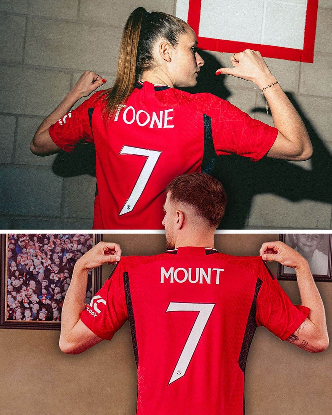 マンチェスター・ユナイテッドさんのインスタグラム写真 - (マンチェスター・ユナイテッドInstagram)「Our #️⃣7️⃣s 💫  #MUFC #MUWomen #ManUtd #Mount #Toone」7月6日 2時31分 - manchesterunited