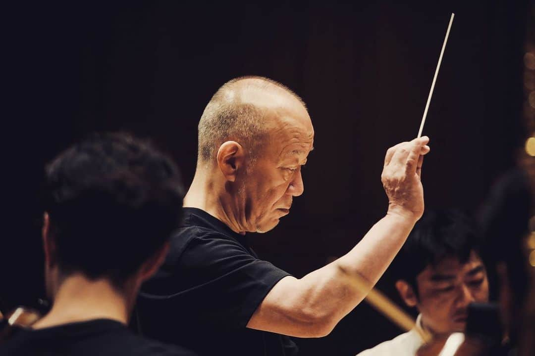 久石譲のインスタグラム：「The rehearsal of FOC with Mr. Antoine Tamestit.   #future #orchestra #classics」